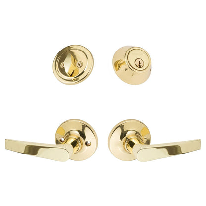 Sure-Loc CD107/DB201 Cedar Keyed Entry Door Lever with Deadbolt