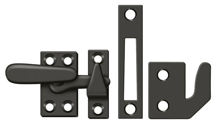 Deltana CF066U10B Window Lock; Casement Fastener; Small; Oil Rubbed Bronze Finish.