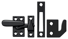 Deltana CF066U19 Window Lock; Casement Fastener; Small; Black Finish.