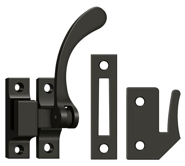 Deltana CF450U10B Window Lock; Casement Fastener; Reversible; 4-1/2"; Oil Rubbed Bronze Finish.