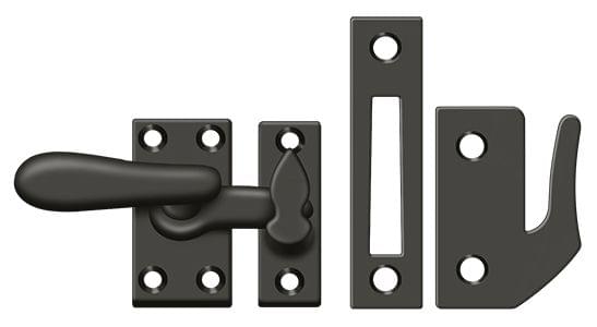 Deltana CF66U10B Window Lock; Casement Fastener; Medium; Oil Rubbed Bronze Finish.