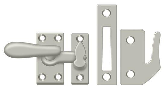 Deltana CF66U15 Window Lock; Casement Fastener; Medium; Satin Nickel Finish.