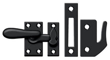 Deltana CF66U19 Window Lock; Casement Fastener; Medium; Black Finish.