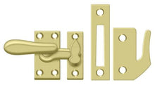 Deltana CF66U3 Window Lock; Casement Fastener; Medium; Bright Brass Finish.