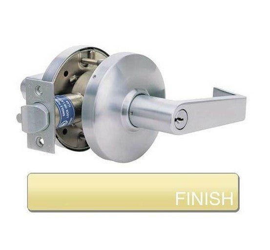 Cal-Royal CGN00 Keyed Entry Entrance/Office Lever Lock Door Lever.