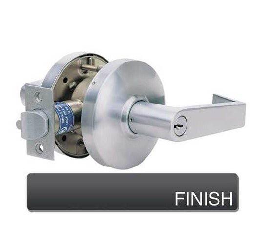 Cal-Royal CGN03 Grade 1 Clutch Classroom Door Lever Lockset with 2-3/4" Backset