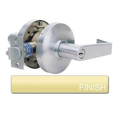 Cal-Royal CGN09 Grade 1 Clutch Institution Door Lever Lockset with 2-3/4" Backset