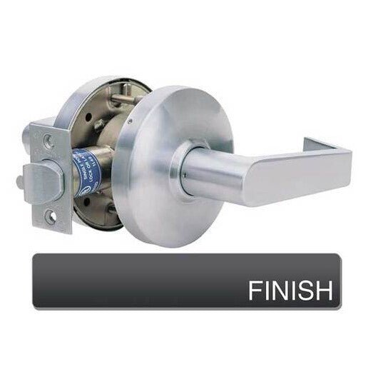 Cal-Royal CGN20 Grade 1 Clutch Privacy Door Lever Lockset with 2-3/4" Backset