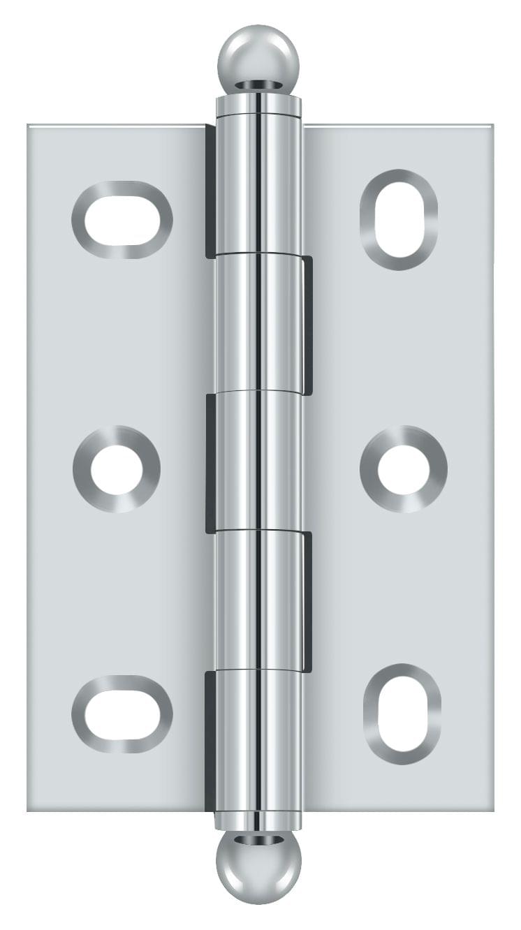 Deltana CHA2517U26 2-1/2" x 1-3/4" Adjustable with Ball Tips; Bright Chrome Finish.