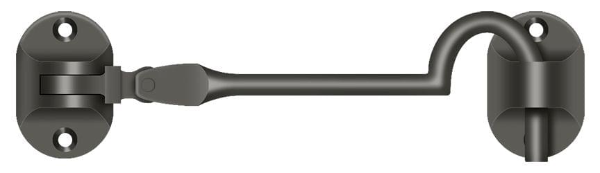 Deltana CHB4U10B Cabin Hooks; British Style; 4"; Oil Rubbed Bronze Finish.