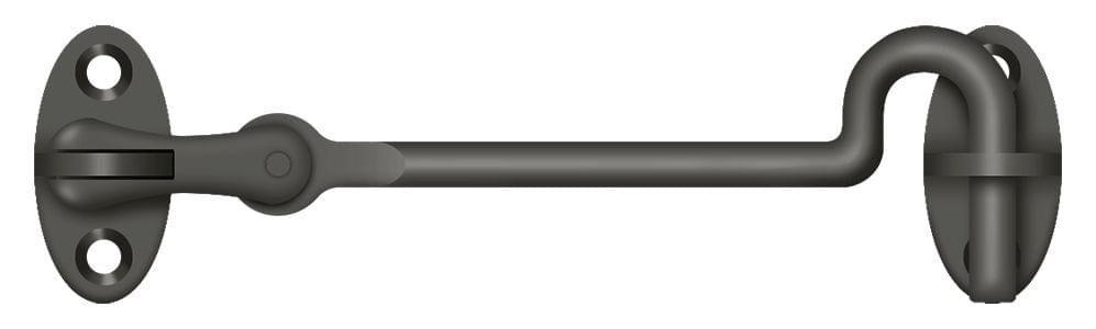 Deltana CHK4U10B Cabin Swivel Hooks; 4"; Oil Rubbed Bronze Finish.