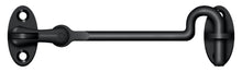Deltana CHK4U19 Cabin Swivel Hooks; 4"; Black Finish.