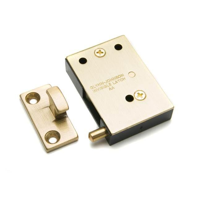 Ives CL1126D Invisible Cabinet Latch Satin Chrome Finish.