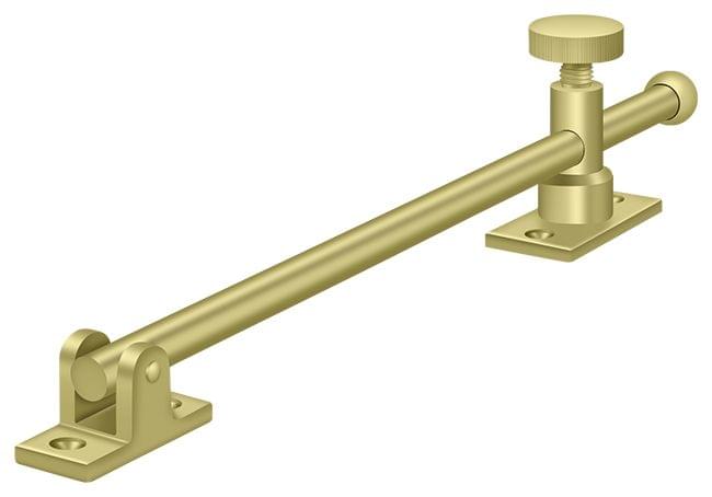 Deltana CSA10U3 10" Casement Stay Adjuster; Bright Brass Finish.