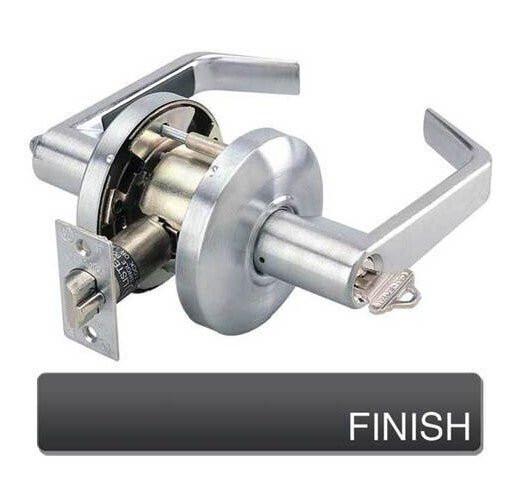 Cal-Royal CSL03 Grade 2 Classroom Door Lever, Clutch Mechanism with 2-3/4" Backset.
