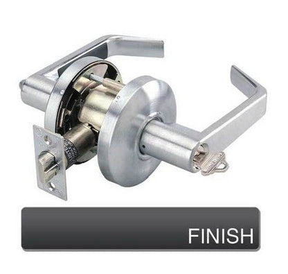 Cal-Royal CSL05 Grade 2 Clutch Storeroom Door Lever with 2-3/4" Backset