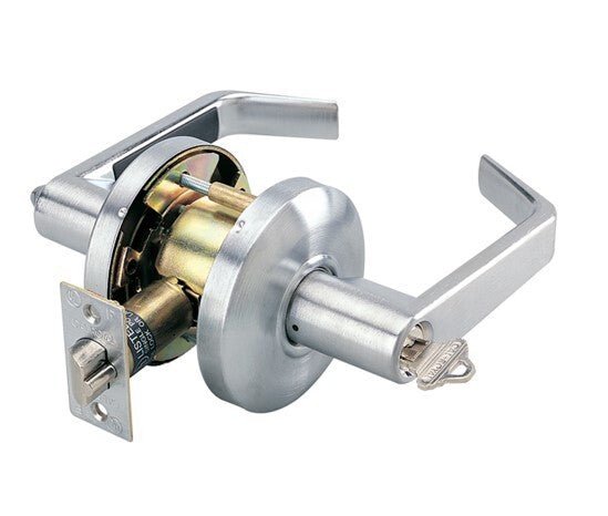 Cal-Royal CSL05 Grade 2 Clutch Storeroom Door Lever with 2-3/4" Backset