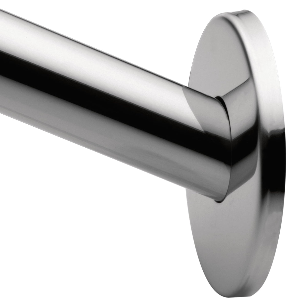 Moen CSR2145CH Low Profile 5' Curved Shower Rod Bright Chrome Finish.