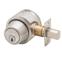 Falcon D241P626 D200 Series Single Cylinder Deadbolt C Keyway 30253 Latch 10094 Strike Satin Chrome Finish