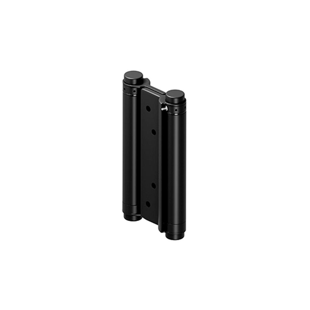 Deltana DASHS6U19 6" Double Action Saloon Hinge Matte Black Finish.