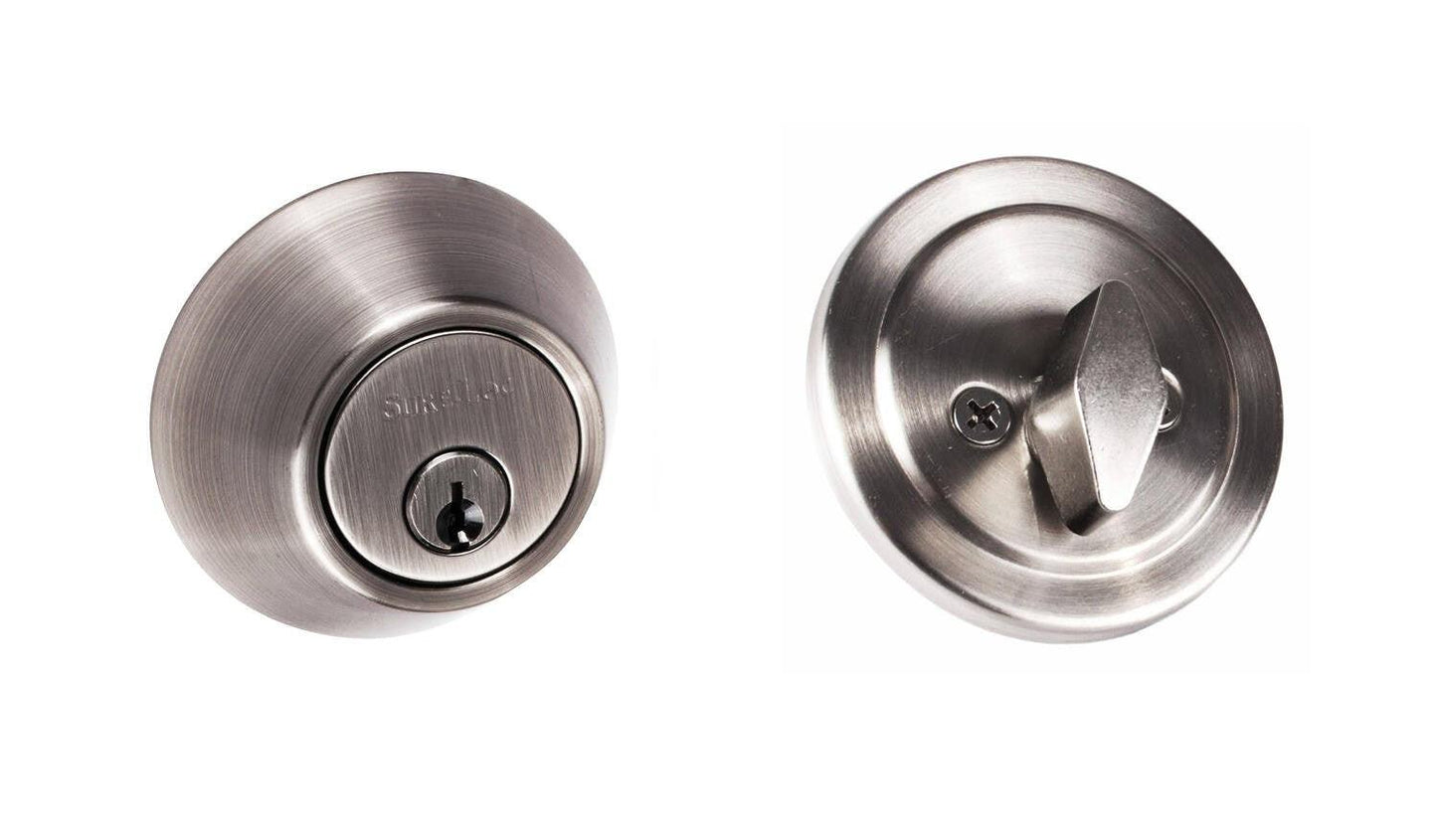 Sure-Loc DB201 Contemporary Single Cylinder Deadbolt.