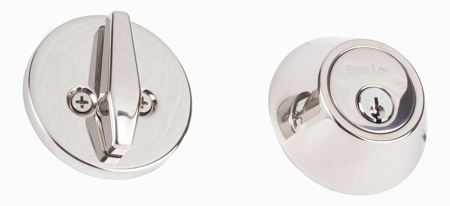 Sure-Loc DB201 Contemporary Single Cylinder Deadbolt.