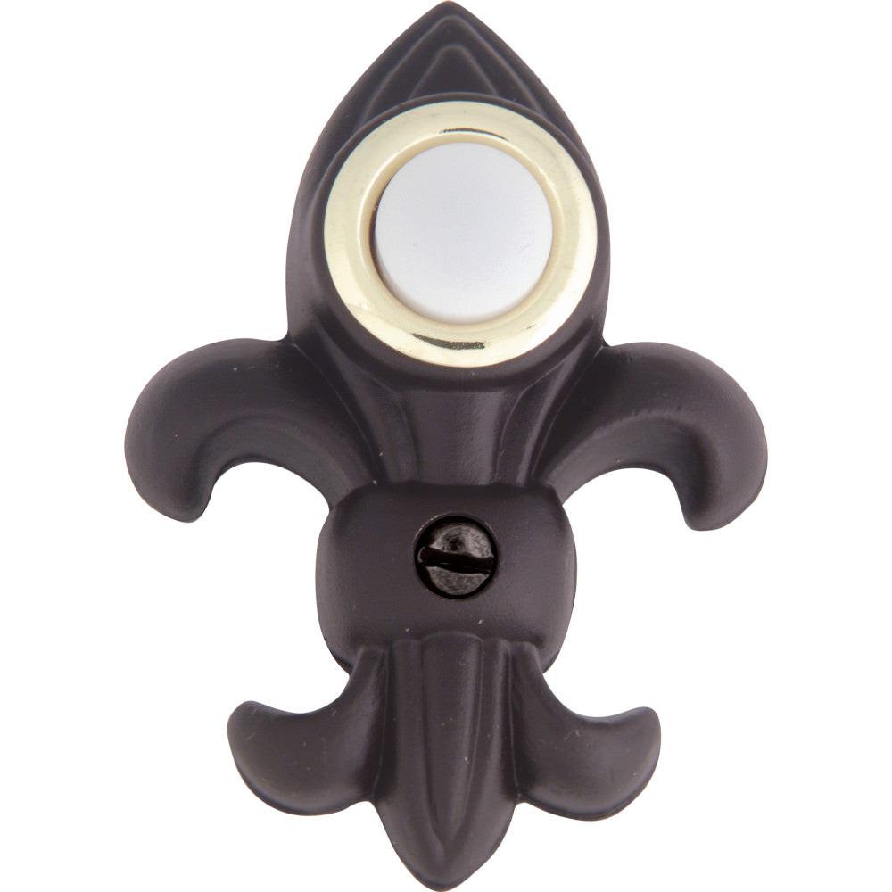 Atlas Homewares DB636 Fleur de lys Door Bell.