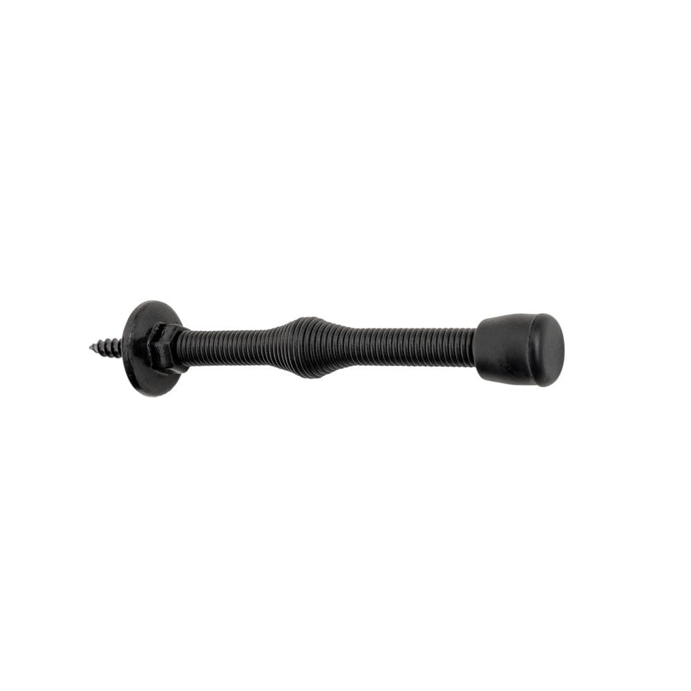 Pamex DD0230BL 3" Spring Door Stop Matte Black Finish.