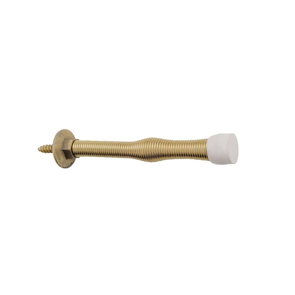 Pamex DD0230PB 3" Spring Door Stop Bright Brass Finish.