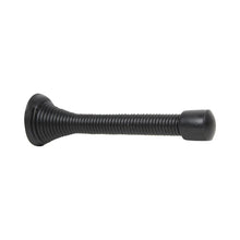 Pamex DD0231BL 3-1/8" Heavy Duty Spring Door Stop Matte Black Finish.