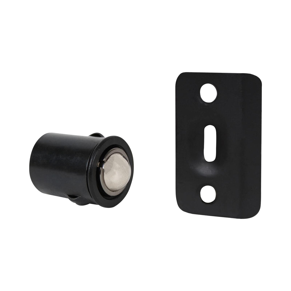 Pamex DD0530BL Adjustable Ball Catch Drive-In Style Matte Black Finish.