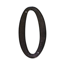 Pamex DD07400BL 4" Zinc Nail On House Number # 0 Matte Black Finish.