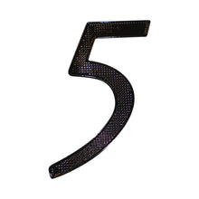Pamex DD07405BL 4" Zinc Nail On House Number # 5 Matte Black Finish.