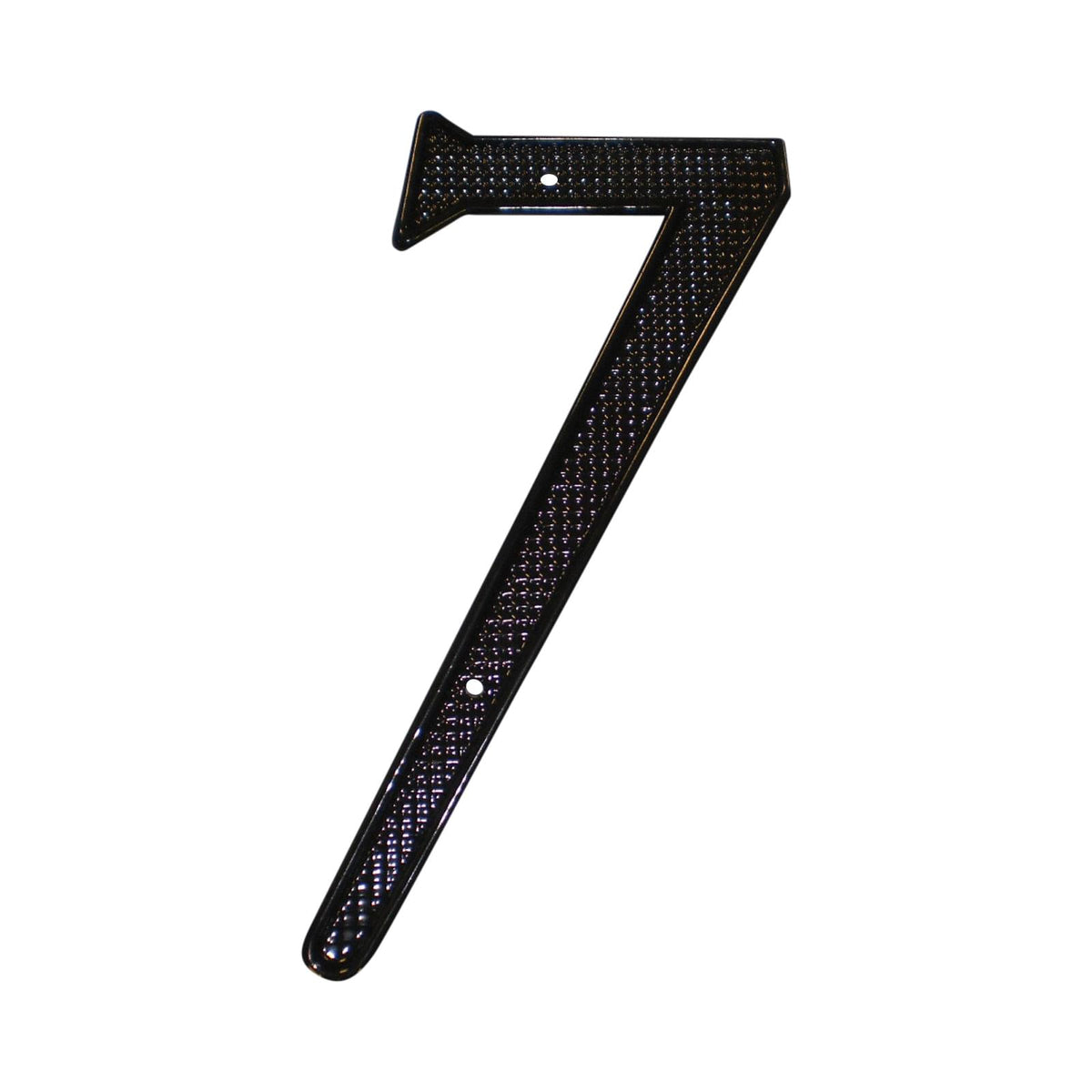 Pamex DD07407BL 4" Zinc Nail On House Number # 7 Matte Black Finish.
