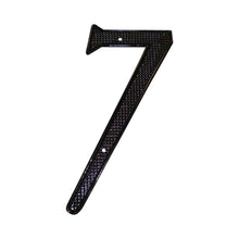 Pamex DD07407BL 4" Zinc Nail On House Number # 7 Matte Black Finish.