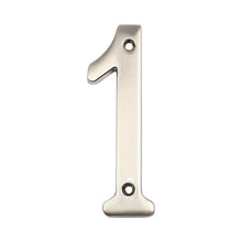 Pamex DD074S1SN 4" Heavy Duty House Number # 1 Satin Nickel Finish.