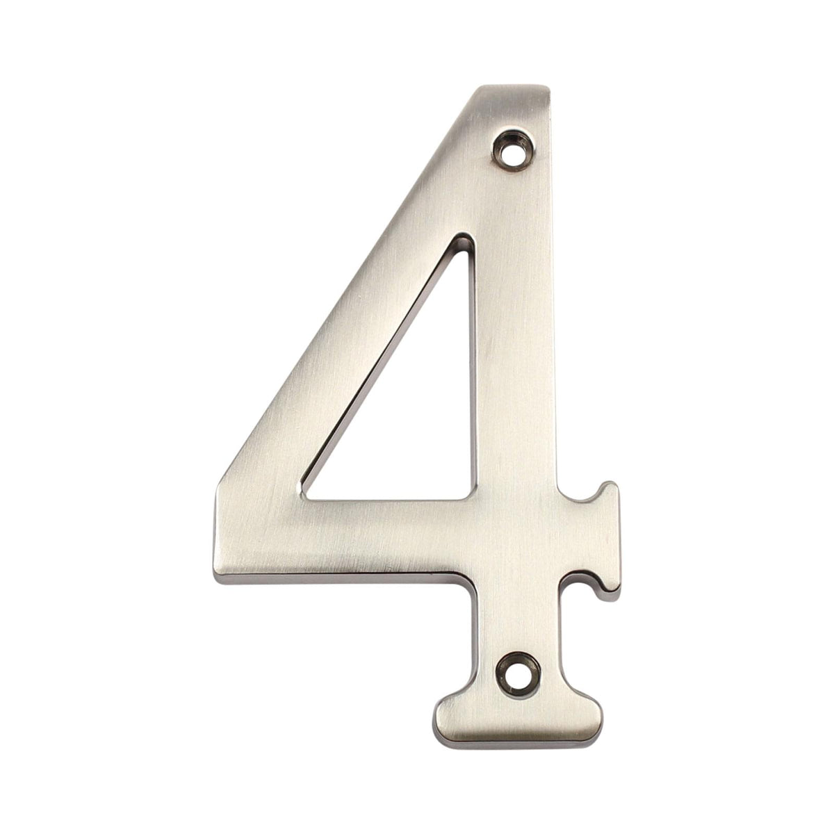 Pamex DD074S4SN 4" Heavy Duty House Number # 4 Satin Nickel Finish.