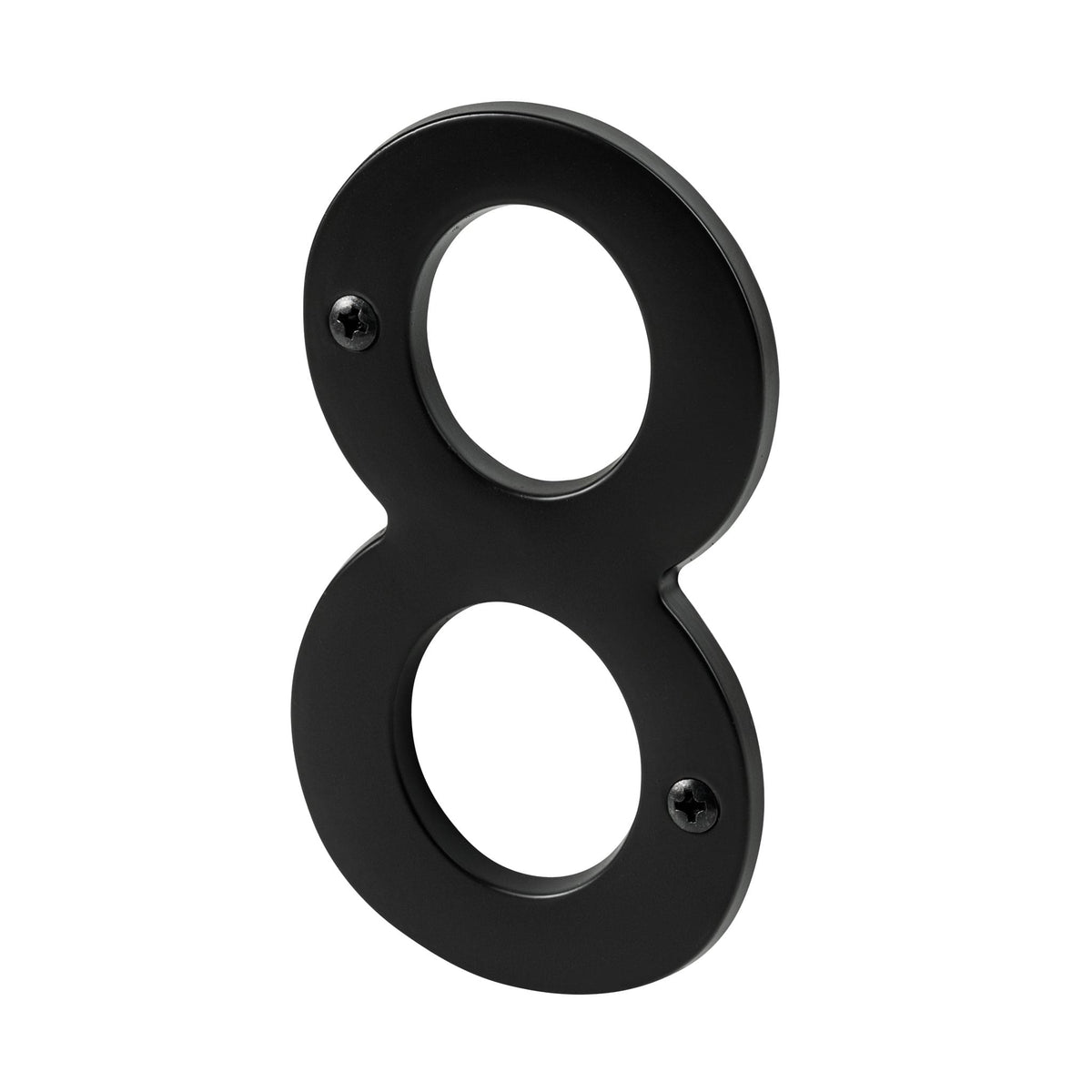 Pamex DD074S8BL 4" Heavy Duty House Number # 8 Matte Black Finish.