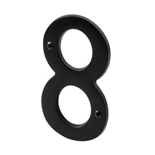 Pamex DD074S8BL 4" Heavy Duty House Number # 8 Matte Black Finish.