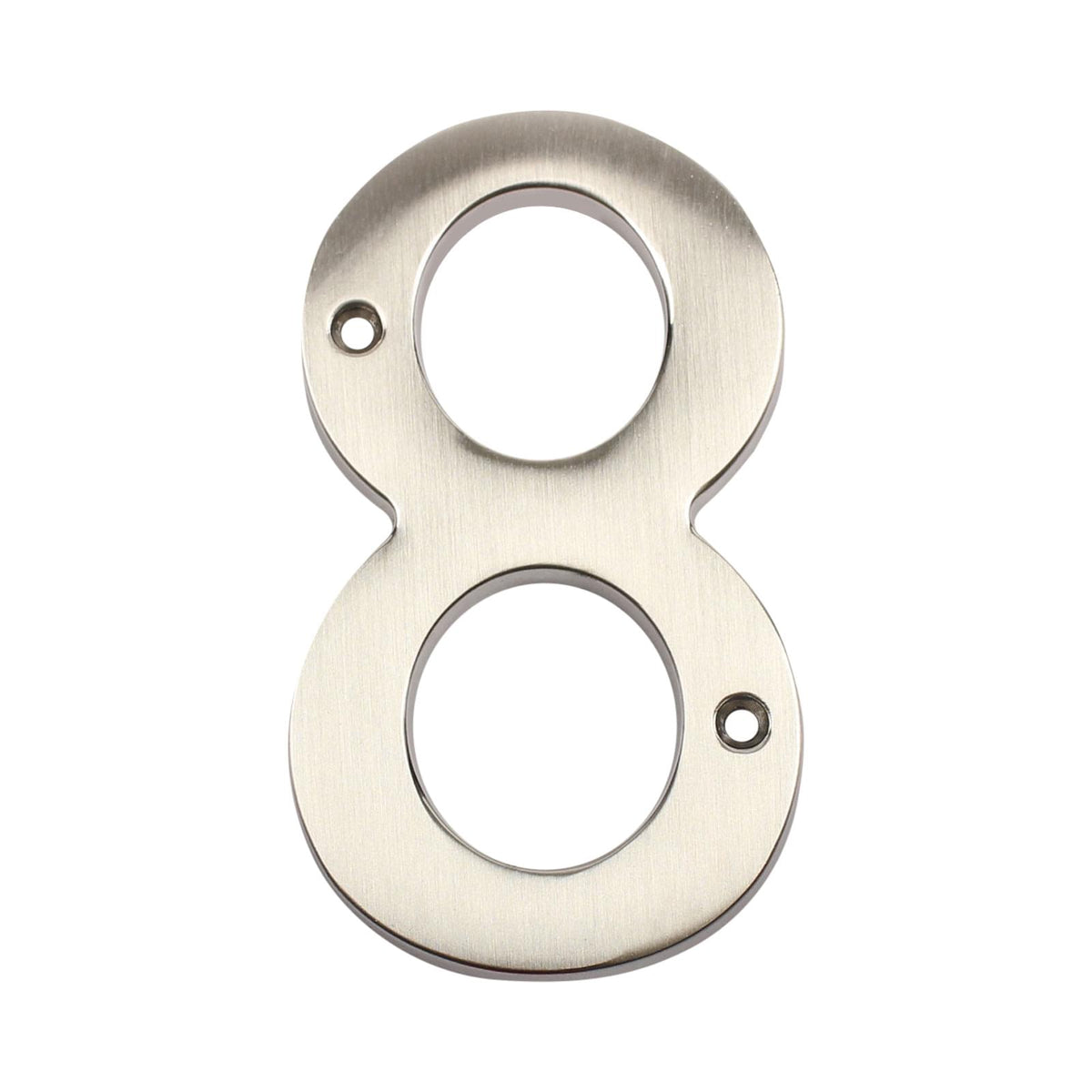Pamex DD074S8SN 4" Heavy Duty House Number # 8 Satin Nickel Finish.