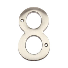 Pamex DD074S8SN 4" Heavy Duty House Number # 8 Satin Nickel Finish.