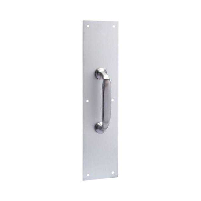 Pamex DD0920135SN 3-1/2" x 15" Solid Brass Pull Plate Satin Nickel Finish.