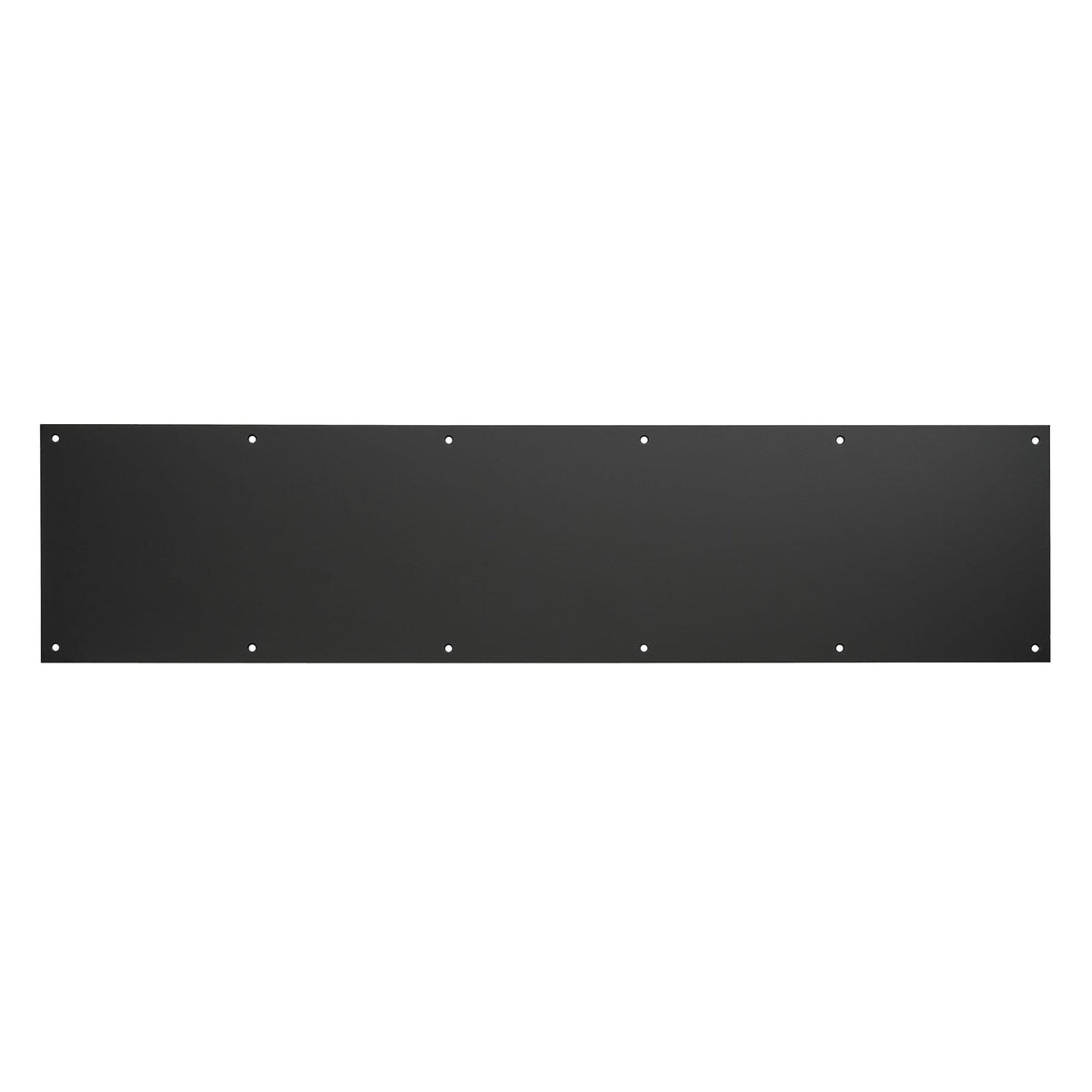 Pamex DD0930834BL 8" x 34" Anodized Aluminum Kickplate Matte Black Finish.