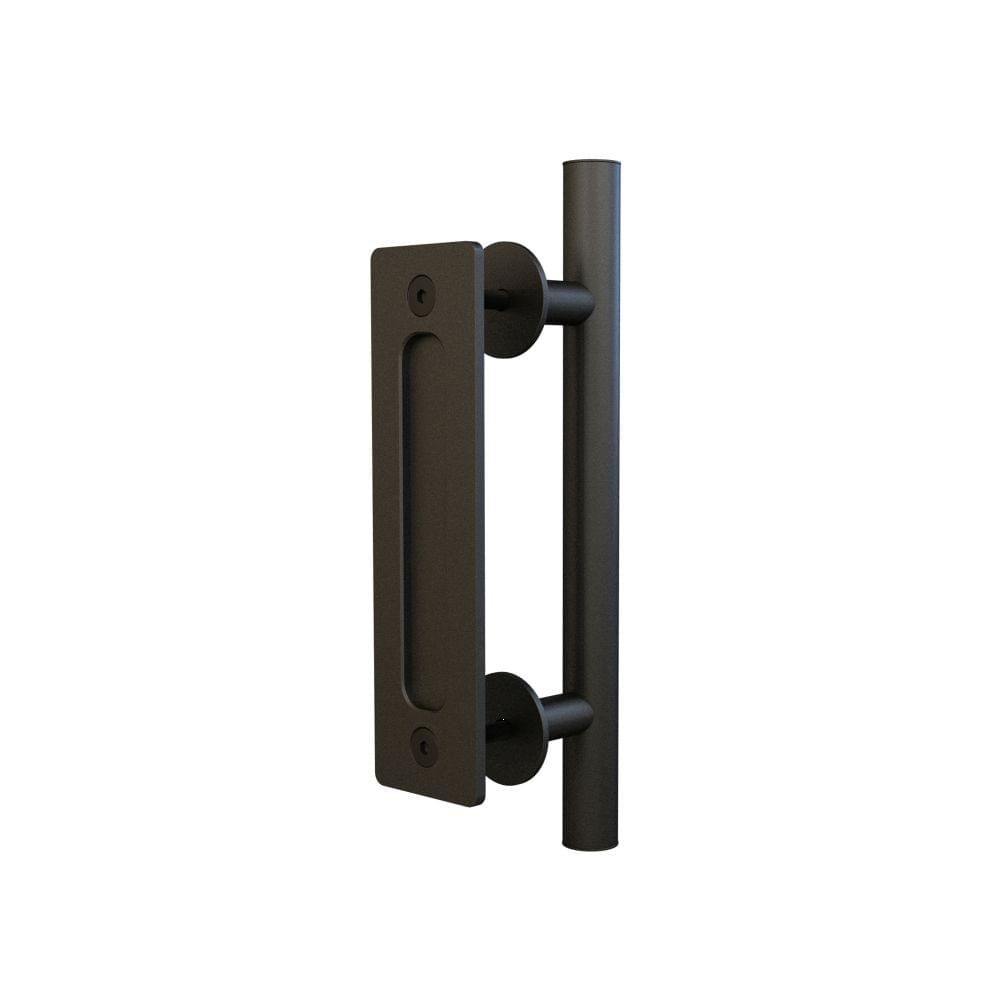 Pamex DD1110PL4BL Handle with Flush Pull Matte Black Finish.