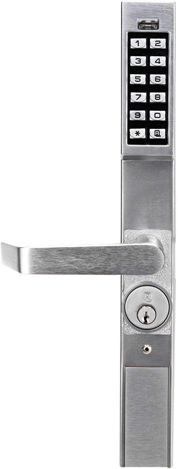 Alarm Lock DL120010B1 Trilogy Narrow Stile Digital Lever Lock