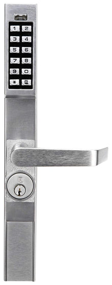 Alarm Lock DL130010B1 Trilogy Narrow Stile Digital Lever Lock.