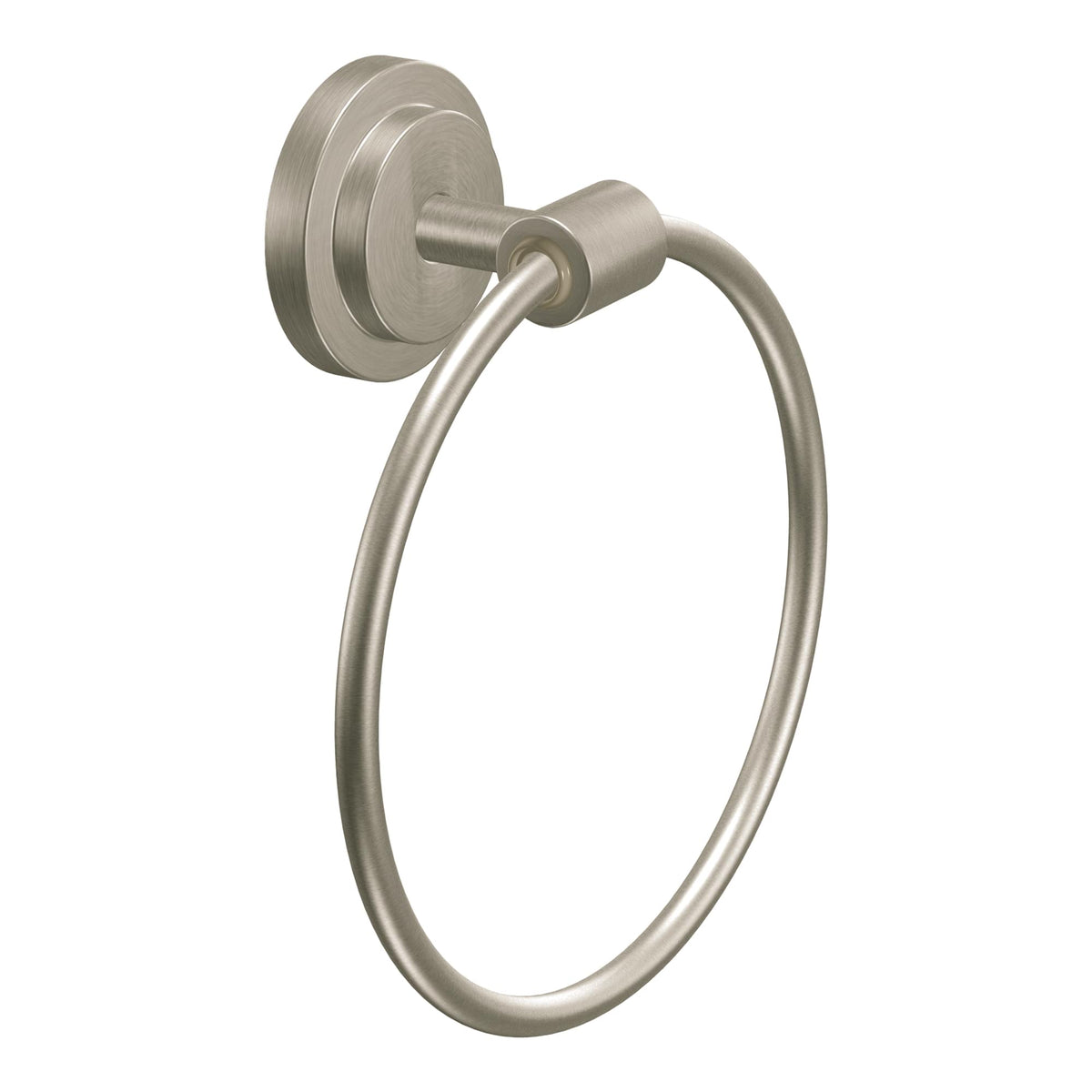 Moen DN0786BN Iso Towel Ring Brushed Nickel Finish.