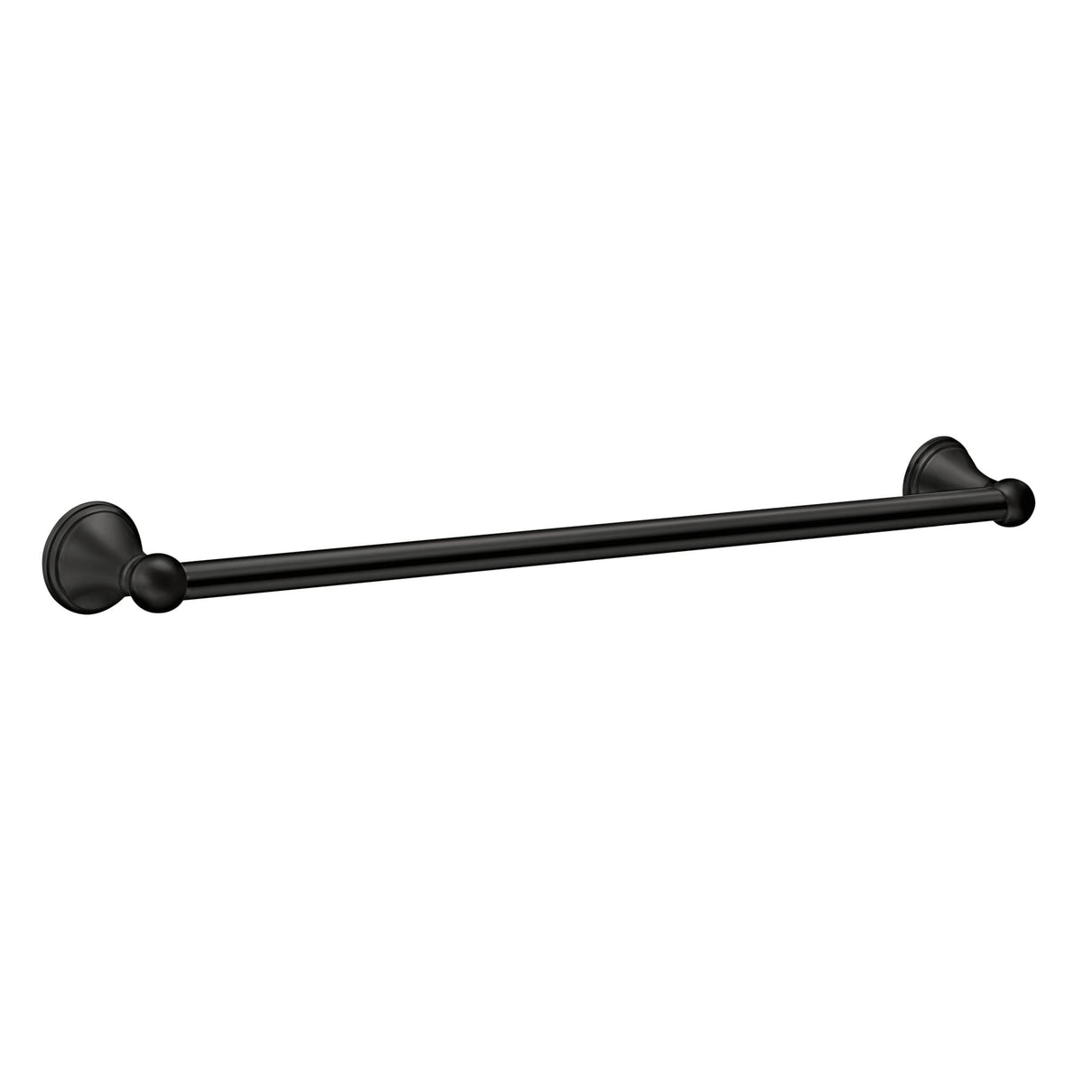 Moen DN8424BL Preston 24" Towel Bar Matte Black Finish.
