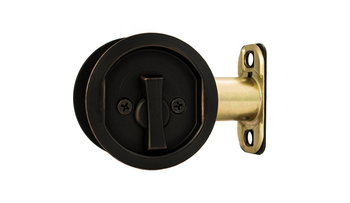 Sure-Loc DP-R01 Round Pocket Door Pull-Passage.