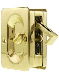 Sure-Loc DP712 Square Pocket Door Pull - Privacy